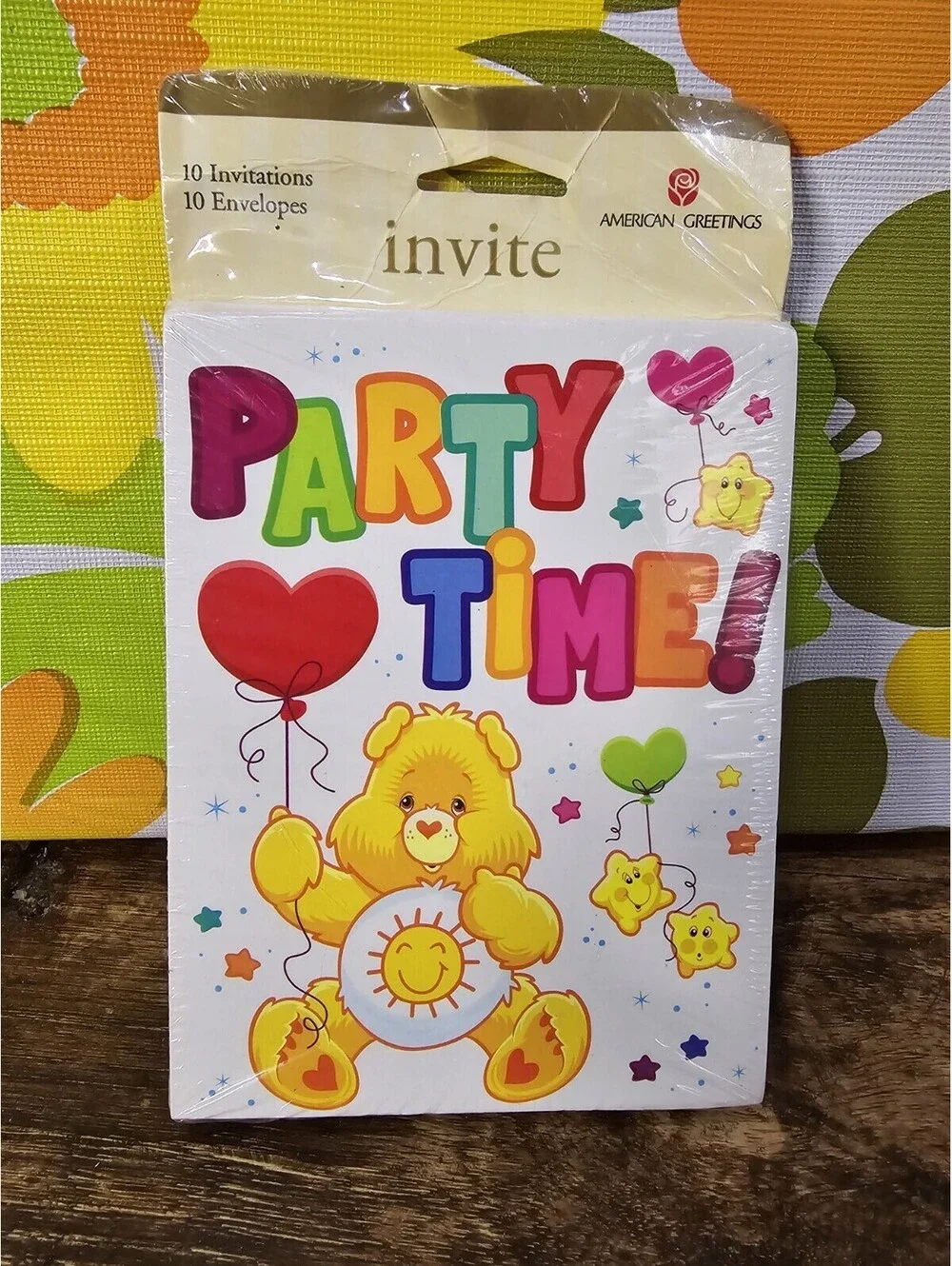 Care Bear Party Time, Invitation, New